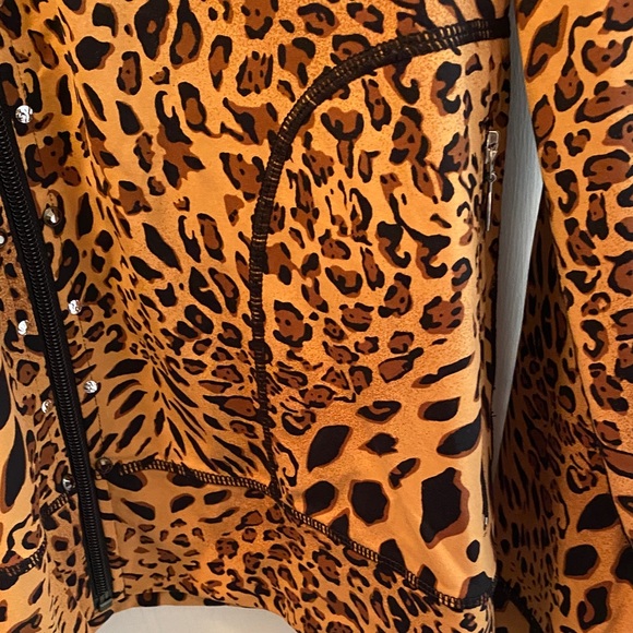 Christine Alexander Swarovski Animal Track Print Jacket - Picture 3 of 8